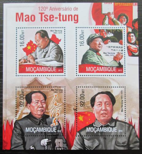 Poštové známky Mozambik 2013 Prezident Mao Ce-tung Mi# 6732-35 Kat 13€