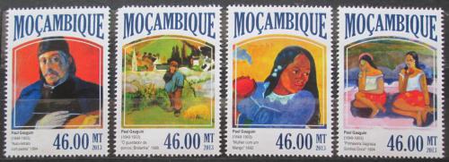 Poštové známky Mozambik 2013 Umenie, Paul Gauguin Mi# 7017-20 Kat 11€
