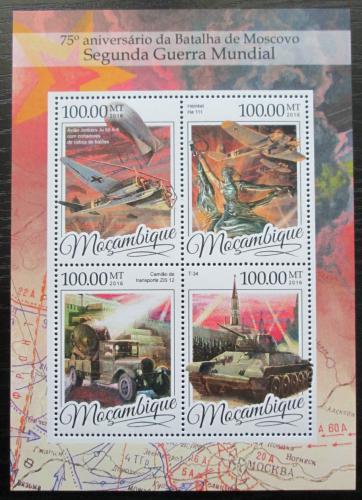 Poštové známky Mozambik 2016 Bitka u Moskvy, 75. výroèie Mi# 8719-22 Kat 22€