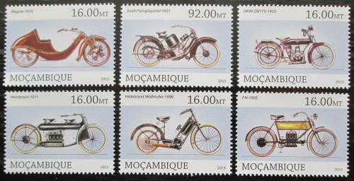 Potov znmky Mozambik 2013 Motocykle Mi# Mi# 6462-67 Kat 10