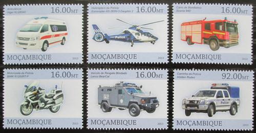 Poštové známky Mozambik 2013 Záchranári Mi# 6525-30 Kat 10€