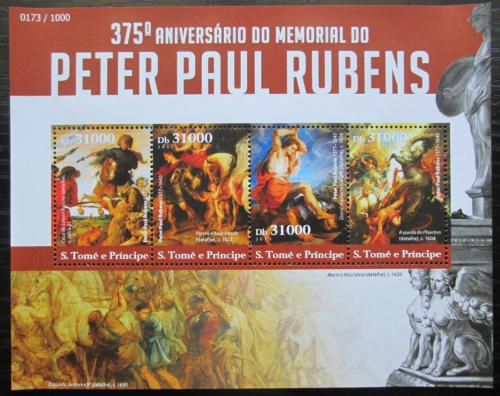 Poštové známky Svätý Tomáš 2015 Umenie, Peter Paul Rubens Mi# 6213-16 Kat 12€