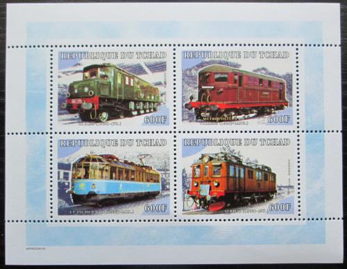 Poštové známky Èad 2001 Lokomotívy Mi# 2192-95 Kat 11€