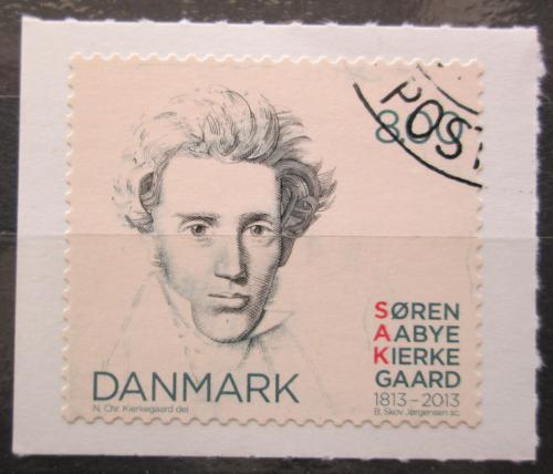 Poštová známka Dánsko 2013 Søren Kierkegaard, spisovatel Mi# 1740