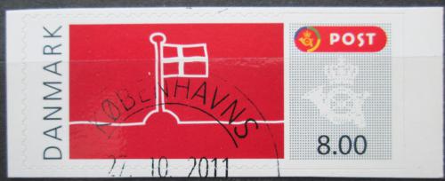 Poštová známka Dánsko 2011 Štátna vlajka Mi# 1666