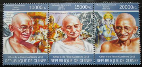 Poštové známky Guinea 2013 Mahátma Gándhí Mi# 9757-59 Kat 18€