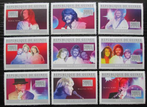 Poštové známky Guinea 2010 The Bee Gees, hudební skupina Mi# 7449-57 Kat 18€