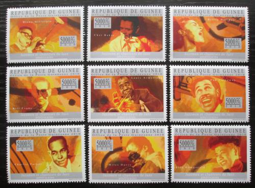 Poštové známky Guinea 2010 Ameriètí jazzmani Mi# 7339-47 Kat 18€