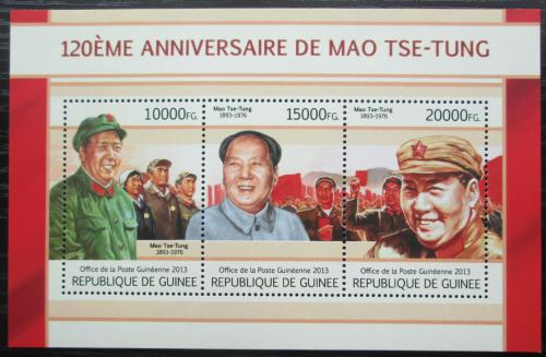 Poštové známky Guinea 2013 Prezident Mao Ce-tung Mi# 9749-51 Kat 18€