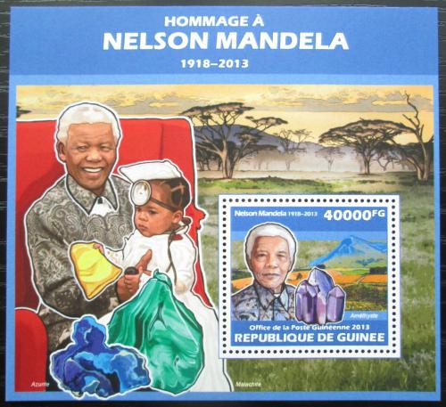 Poštová známka Guinea 2013 Nelson Mandela Mi# Block 2321 Kat 16€