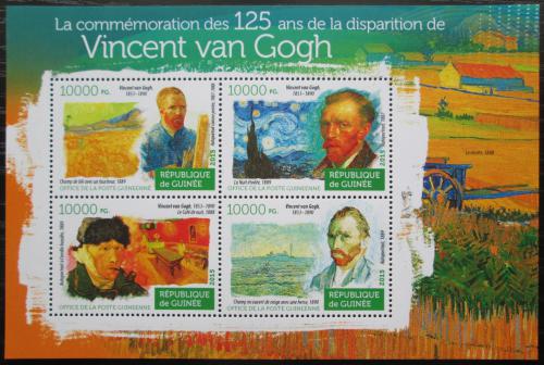 Poštové známky Guinea 2015 Umenie, Vincent van Gogh Mi# 11203-06 Kat 16€