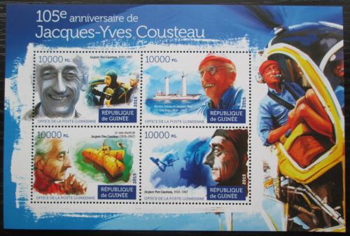 Poštové známky Guinea 2015 Jacques-Yves Cousteau Mi# 11208-11 Kat 16€