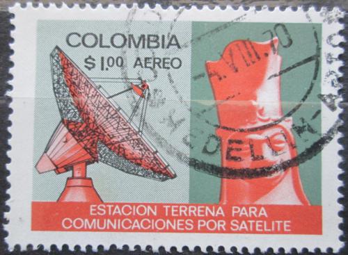 Poštová známka Kolumbia 1970 Pozemní stanice Choconta Mi# 1164