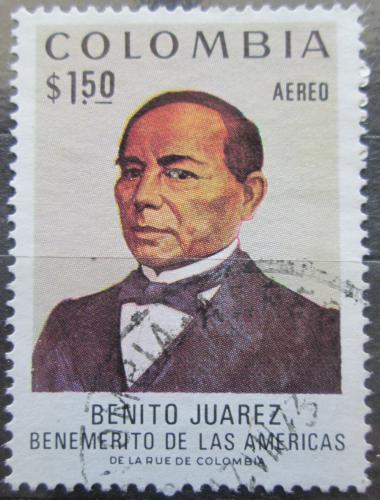 Poštová známka Kolumbia 1972 Benito Juárez, prezident Mexika Mi# 1239