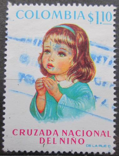 Poštová známka Kolumbia 1973 Týden dìtí Mi# 1260