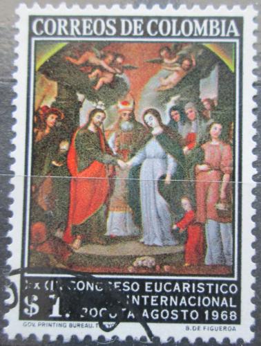 Poštová známka Kolumbia 1968 Umenie, Gregorio Vásquez de Arce y Ceballos Mi# 1131