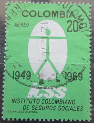 Poštová známka Kolumbia 1969 Sociální pojištìní Mi# 1154