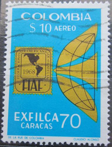 Poštová známka Kolumbia 1970 Výstava EXFILCA ‘70 Mi# 1174