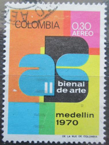 Poštová známka Kolumbia 1970 Výstava umenie Mi# 1167