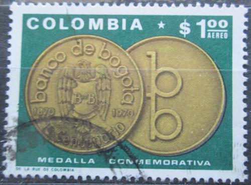 Poštová známka Kolumbia 1971 Medaile Mi# 1184