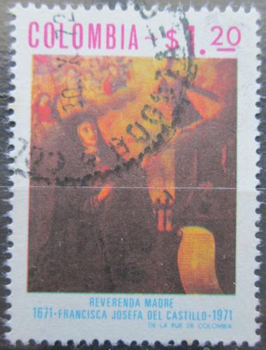 Poštová známka Kolumbia 1972 Matka Francisca Josefa del Castillo Mi# 1222