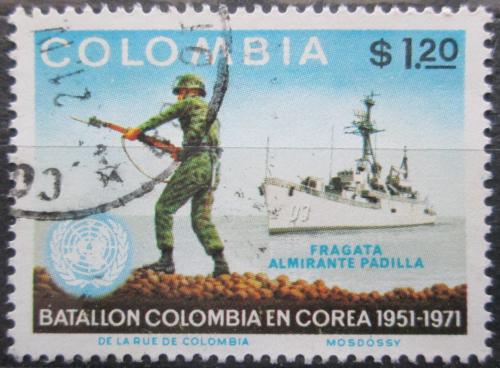 Poštová známka Kolumbia 1972 Kolumbijská armáda Mi# 1223