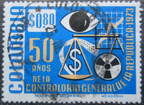 Poštová známka Kolumbia 1973 Živnostenský úøad, 50. výroèie Mi# 1261