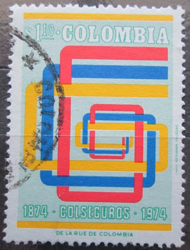 Poštová známka Kolumbia 1974 Státní pojiš�ovna, 100. výroèie Mi# 1273