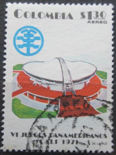 Poštová známka Kolumbia 1971 Športovní stadión Mi# 1208