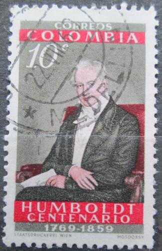 Poštová známka Kolumbia 1960 Alexander von Humboldt Mi# 902