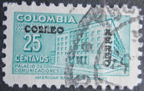 Poštová známka Kolumbia 1953 Budova ministerstva pošt Mi# 655