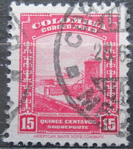 Poštová známka Kolumbia 1941 Španielska pevnost Mi# 426
