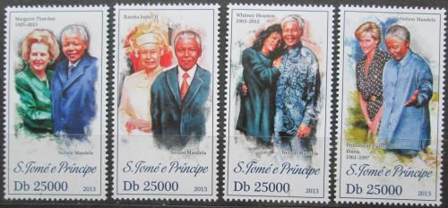 Poštové známky Svätý Tomáš 2013 Nelson Mandela Mi# 5336-39 Kat 10€