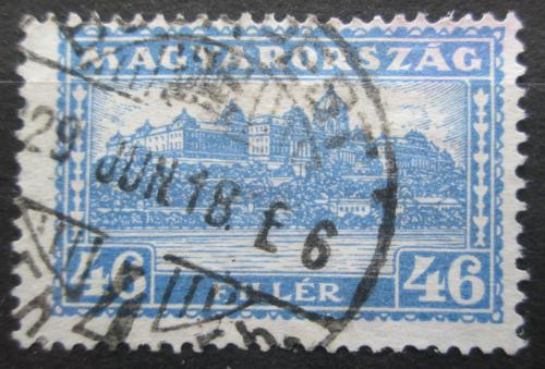 Poštová známka Maïarsko 1927 Krá¾ovský hrad v Budapešti Mi# 424