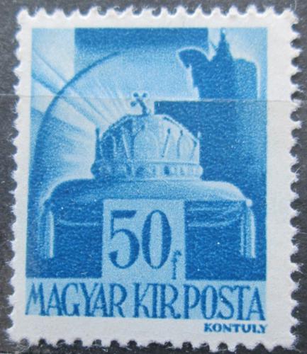 Poštová známka Maïarsko 1943 Krá¾ovská koruna Mi# 719