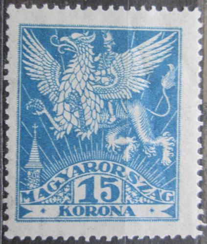 Poštová známka Maïarsko 1923 Letící drak Mi# 370