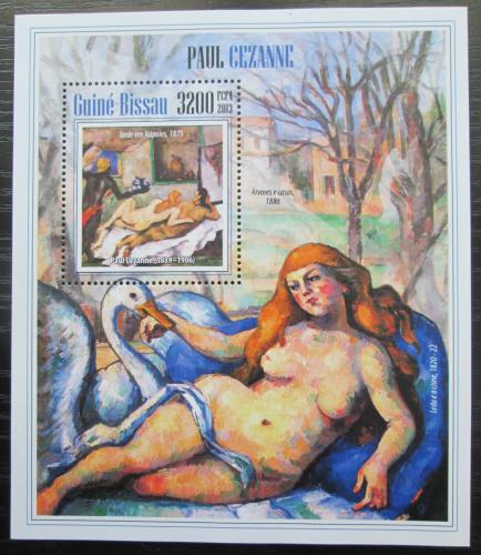 Poštová známka Guinea-Bissau 2013 Umenie, Paul Cézanne Mi# Block 1214 Kat 13€