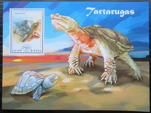 Poštová známka Guinea-Bissau 2014 Korytnaèky Mi# Block 1287 Kat 9€