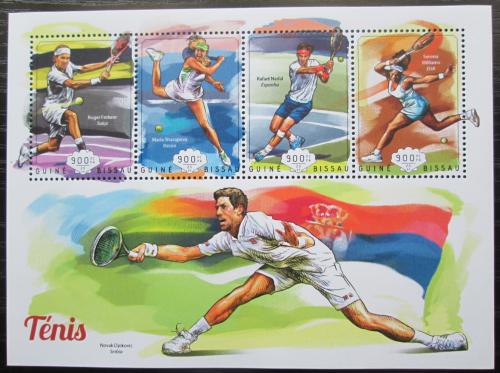 Poštové známky Guinea-Bissau 2014 Tenisti Mi# 7442-45 Kat 14€