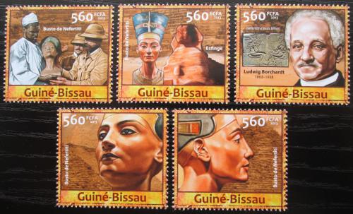 Potov znmky Guinea-Bissau 2013 Krovna Nefertiti Mi# 6548-52 Kat 11