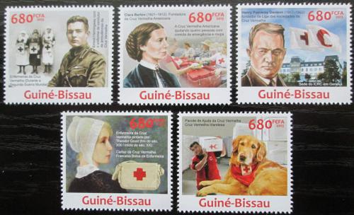 Poštové známky Guinea-Bissau 2013 Èervený kríž, 150. výroèie Mi# 6614-18 Kat 14€
