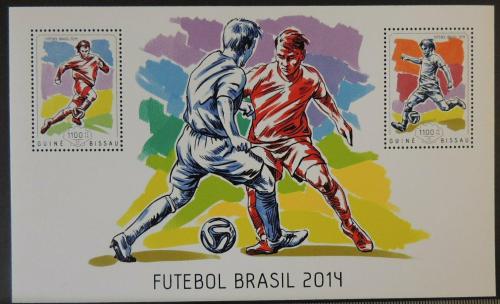 Poštové známky Guinea-Bissau 2014 MS ve futbale Mi# Block 1240 Kat 8.50€