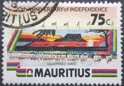 Poštová známka Mauricius 1988 Gymnastika Mi# 662