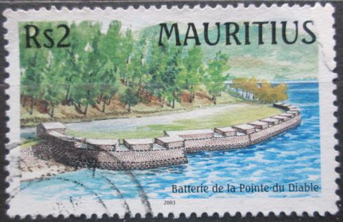 Poštová známka Mauricius 2003 Pevnost Pointe du Diable Mi# 975