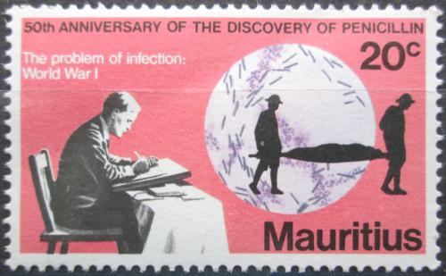 Poštová známka Mauricius 1978 Alexander Fleming Mi# 459