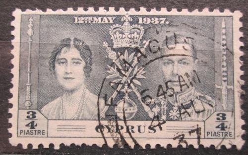 Poštová známka Cyprus 1937 Krá¾ovský pár Mi# 133