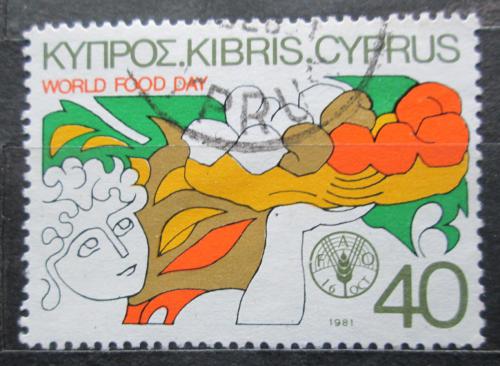 Poštová známka Cyprus 1981 Svìtový den potravin Mi# 557