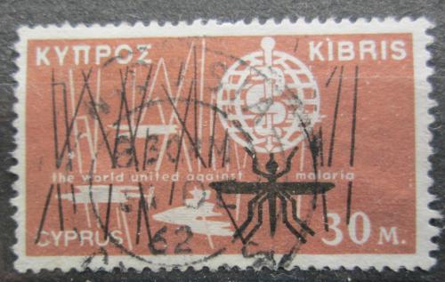 Poštová známka Cyprus 1962 Boj proto malárii Mi# 201