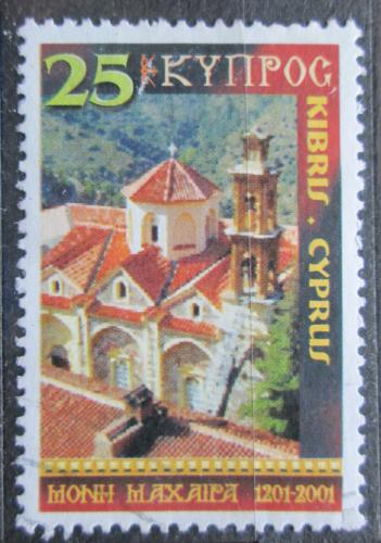 Poštová známka Cyprus 2001 Vianoce, klášter Macheras Mi# 983