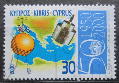 Poštová známka Cyprus 2000 WMO, 50. výroèie Mi# 959